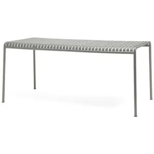 Table à manger d'extérieur en métal gris 170x90cm Palissade - HAY pas cher