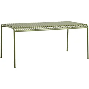 Table à manger d'extérieur en métal olive 170x90cm Palissade - HAY pas cher