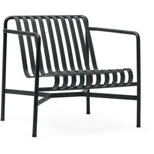 Fauteuil de jardin lounge en métal anthracite Palissade - HAY pas cher