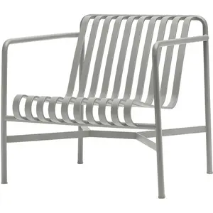 Fauteuil de jardin lounge en métal gris Palissade - HAY pas cher