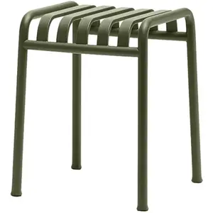 Hay - Tabouret Palissade - Vert - Peinture époxy - Designer Ronan & Erwan Bouroullec pas cher