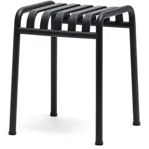 Tabouret en métal anthracite Palissade - HAY pas cher