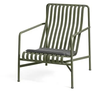 Fauteuil de jardin lounge en métal olive 73x88cm Palissade - HAY pas cher