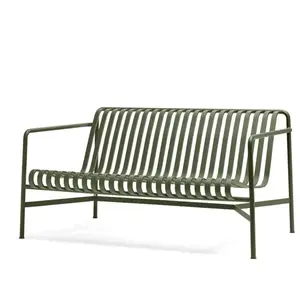 Comparateur de prix : Canapé de jardin en métal anthracite Palissade - HAY