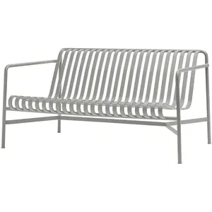 Canapé de jardin en métal gris Palissade - HAYVendu parmade-in-design
