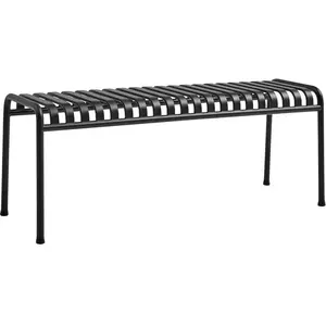 Comparateur de prix : Banc de jardin en métal anthracite Palissade - HAY