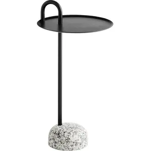 Comparateur de prix : Table d'appoint en acier noir Bowler - Hay