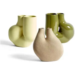 Hay - Vase W & S - Beige - Porcelaine - Designer Wang & Söderström