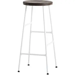 Tabouret de bar Cornet - fumé - blanc crème - haut Hay pas cher