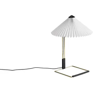 Comparateur de prix : Hay MATIN SMALL-Lampe à poser LED Coton/Métal H38cm