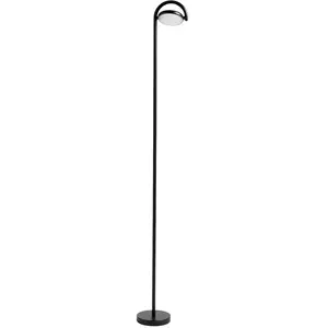 Comparateur de prix : HAY Marselis Lampadaire LED Aluminium Noir 126 cm