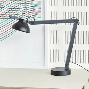 HAY PC Double Arm lampe de bureau LED, noire pas cher