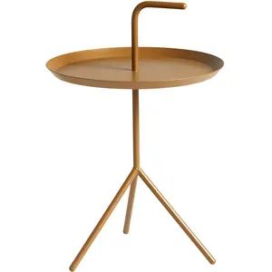 Table d'appoint en métal caramel DLM - HAY pas cher
