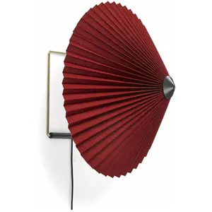 Hay MATIN LARGE-Applique murale LED avec Câble Coton/Métal L38cm