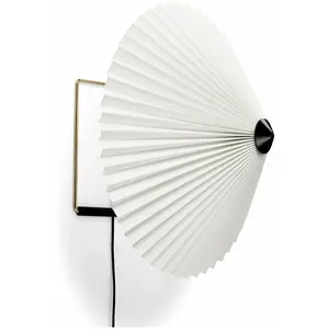 Hay MATIN LARGE-Applique murale LED avec Câble Coton/Métal L38cm