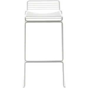 Comparateur de prix : Tabouret de bar Hee - Hauteur d'assise 75 cm - blanc Hay