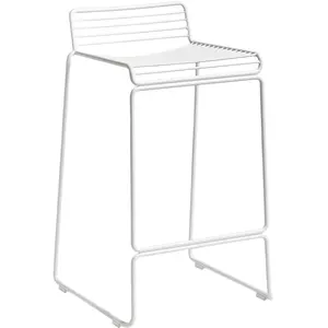 Hay - Tabouret de bar Hee - Blanc - Acier laqué - Designer Hee Welling pas cher