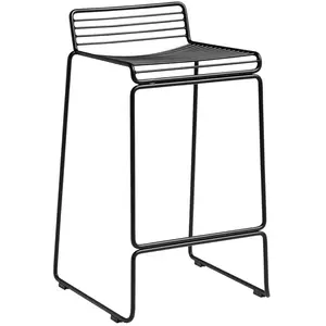 Comparateur de prix : Chaise de bar en métal noir 65 cm Hee - HAY