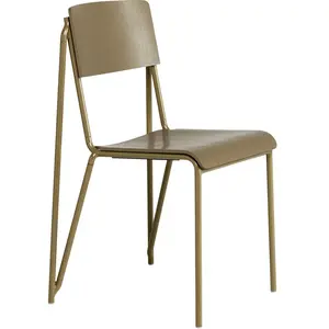 Chaise Petit Standard - clay - chêne plaqué argile Hay