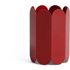 Hay - Vase Arcs - Rouge - Acier inoxydable - Designer Muller Van Sever...Vendu parmade-in-design