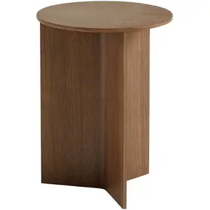 Table d'appoint en noyer Slit - HAY pas cher