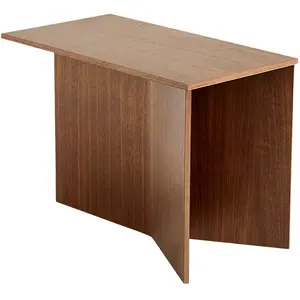 Table basse oblong en noyer Slit - HAY pas cher