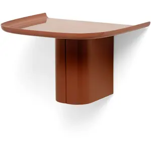 Étagère murale en aluminium rouge brique S Korpus - HAY