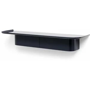 Comparateur de prix : Étagère murale en aluminium bleu nuit L Korpus - HAY