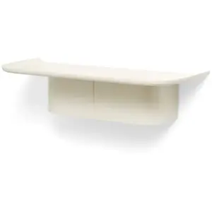 Étagère murale en aluminium crème M Korpus - HAY