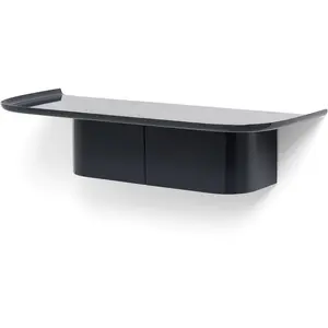 Comparateur de prix : Étagère murale en aluminium bleu nuit M Korpus - HAY