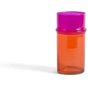 Hay - Vase Moroccan - Orange - Verre soufflé recyclé