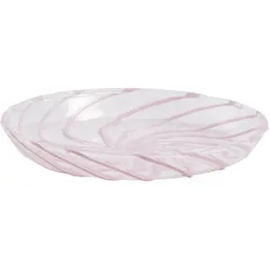 Hay - Assiette à mignardises Spin - Transparent - Verre borosilicaté pas cher