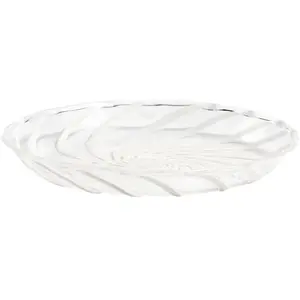 Hay - Assiette à mignardises Spin - Transparent - Verre borosilicaté pas cher