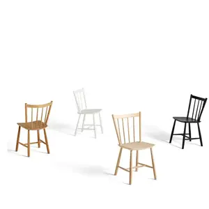 Chaise scandinave en bois de hêtre noir - HAY pas cher