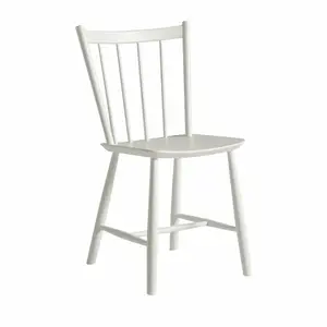Chaise blanche en bois de hêtre - HAY pas cher