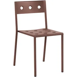 Chaise de jardin en acier rouge Balcony - HAY pas cher