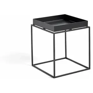 Hay - Table d'appoint Tray - Noir - Acier laqué - Designer Hay StudioVendu pararchiproducts