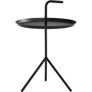 Hay - Table basse Don't Leave Me - Noir - Acier laqué - Designer Thomas Bentzen pas cher