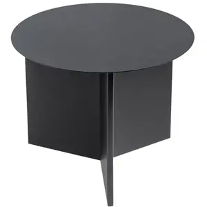 Comparateur de prix : Hay - Table d'appoint Slit - Noir - Acier laqué époxy - Designer Hay Studio