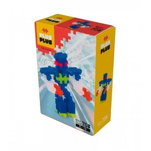 Plus Plus ++ Box Mini Neon Robot 70 pcs pas cher