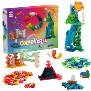 Plus-Plus PLUS PLUS- Colorverse Superset Jeu de Construction, PP3972, 60 pcs