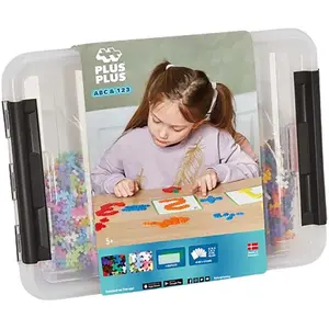 Coffret découverte Plus Plus ABC et 123 2000 Pièces pas cher