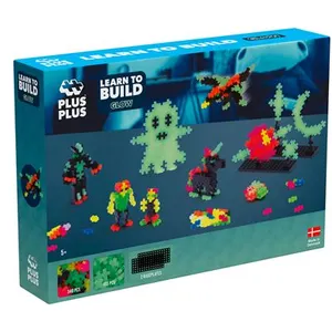 Comparateur de prix : Kit découverte Mini 500 pièces modèle Phosphorescent - Plus Plus
