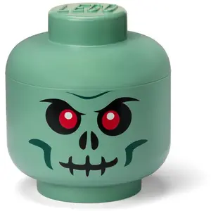 Comparateur de prix : Lego Rangements Lego - Grande Tête De Rangement - Squelette Vert - 5007889