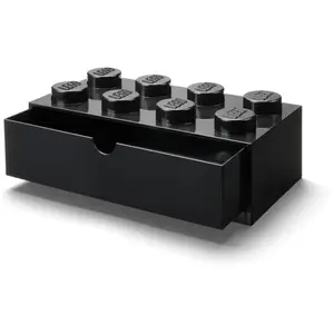 Comparateur de prix : LEGO Autre Brique 8 tenons avec tiroir - noir 5006876