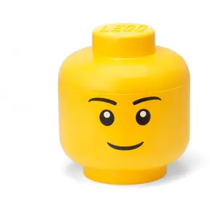 Comparateur de prix : Tête de rangement - LEGO - Garçon Grand modèle - Plastique - Jaune - D24 x H27,1 cm