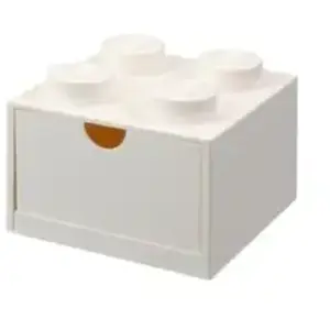 Comparateur de prix : LEGO Autre Brique 4 tenons avec tiroir - blanc 5006313