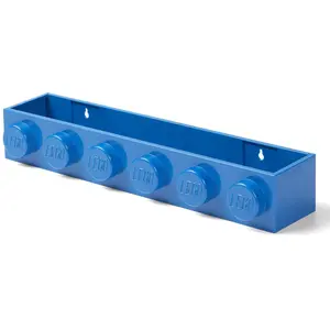 LEGO Autre Étagère en forme de brique longue - bleue 5006613 pas cher