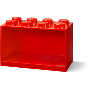 Comparateur de prix : Room Copenhagen Étagère Brique 8 Boutons Lego, Rouge