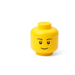 Comparateur de prix : Room Copenhagen boîte de rangement tête de garçon mini 10 x 11 cm polypropylène jaune
